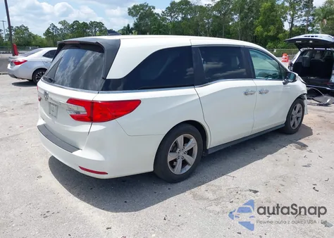 2018 Honda Odyssey Ex-L from USA, damaged, VIN 5FNRL6H76JB111027